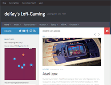 Tablet Screenshot of lofi-gaming.org.uk